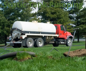 Septic tank pumping process